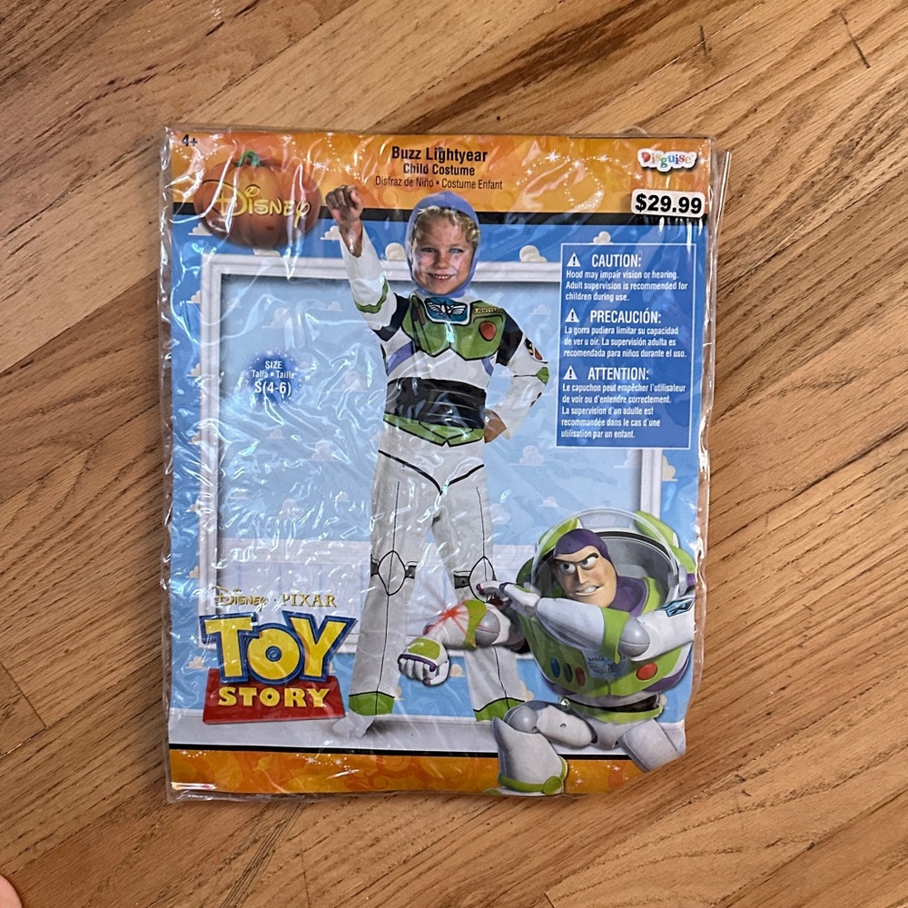 Disney Toy Story Buzz Lightyear Costume - White and Green